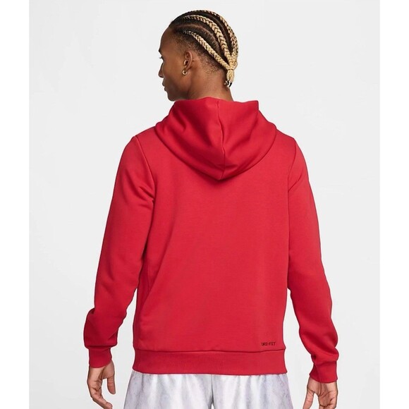 New Nike Kobe Bryant Dri-FIT Pullover Red Hoodie Size Men's Size XL HF0066-636 - Picture 4 of 4